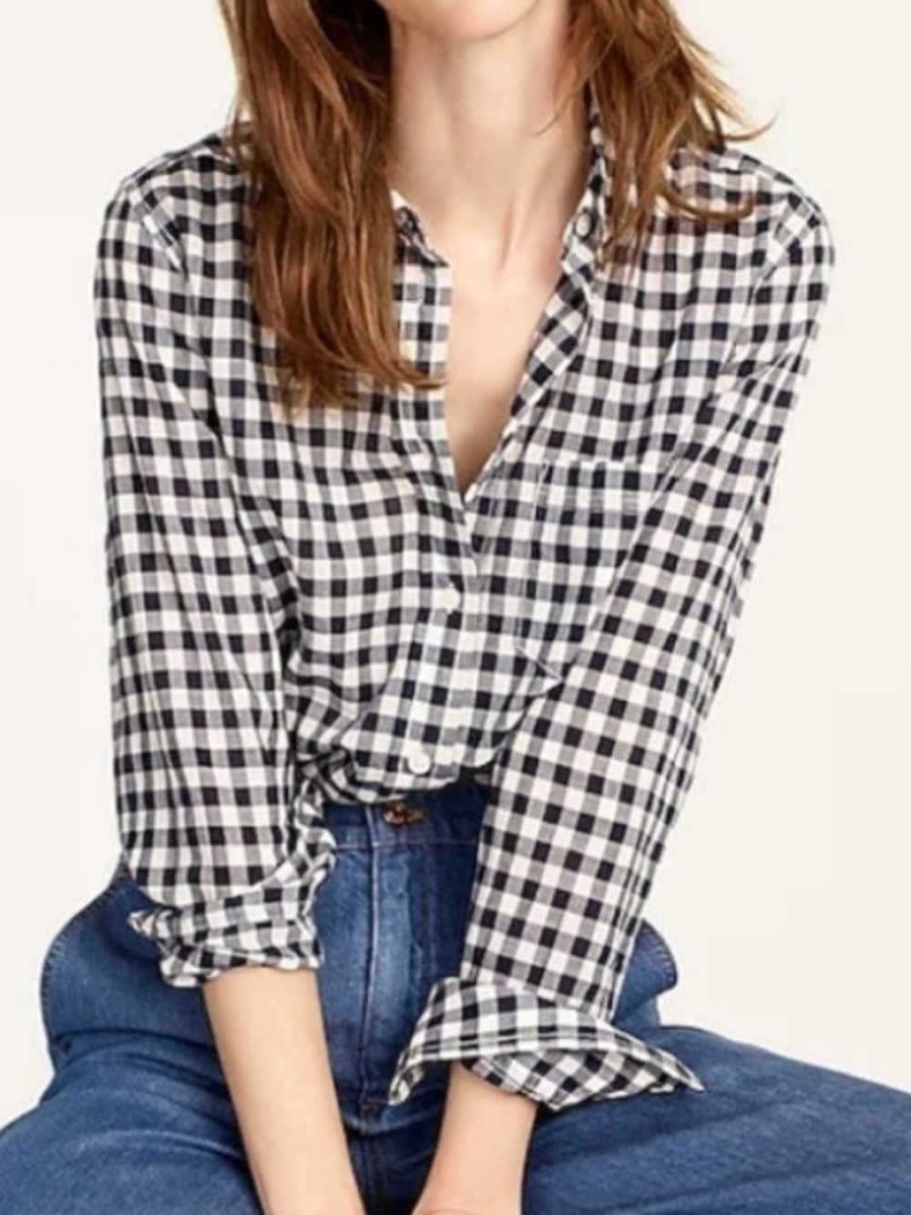 J. Crew Classic Fit Shirt in Crinkle Gingham 2